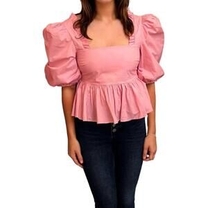 NEW CUSTOMMADE darine top in sea pink